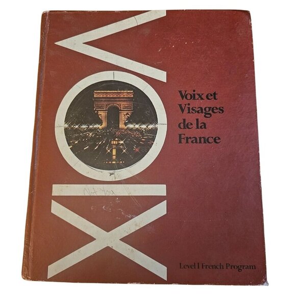Voix Et Visages De La France Level 1 French Program Hardcover 1974 - Picture 1 of 6